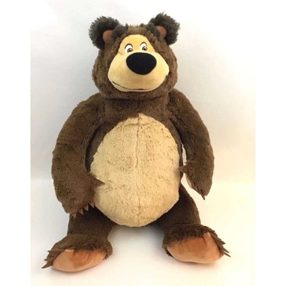 20" Masha And The Bear Animaccord Simba Toys Bear Character Jumbo Large Plush